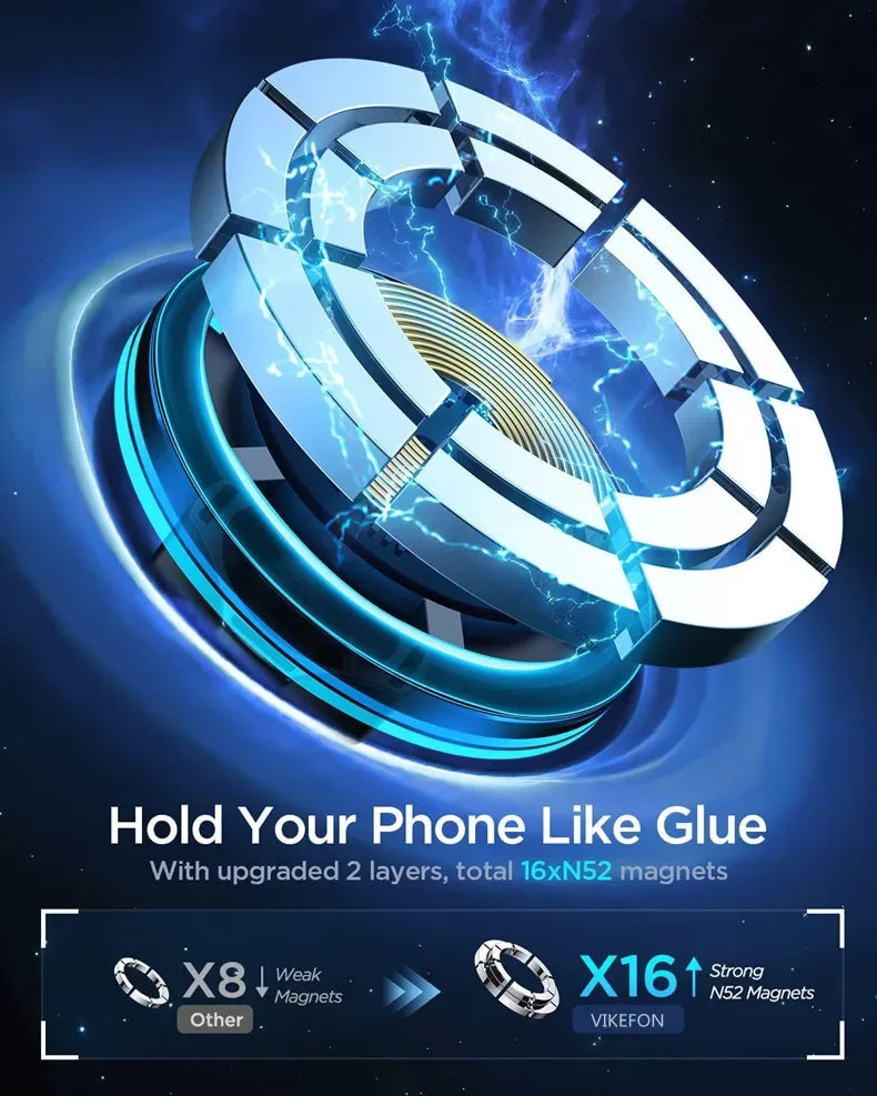 Wireless Car Phone Mount with Fast Charging