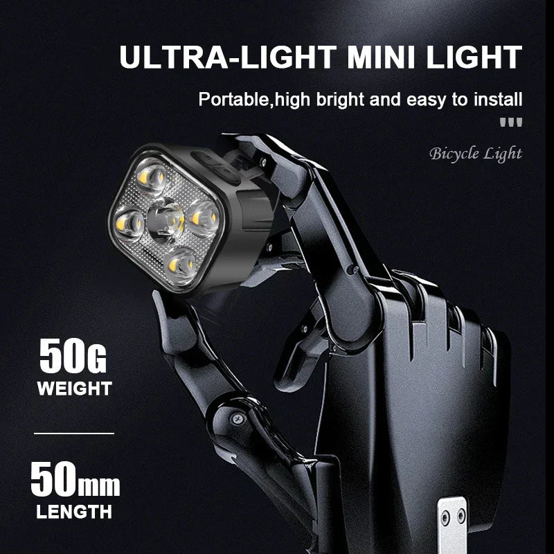 Bright Rechargeable Bike Headlights for Day and Night Ride
