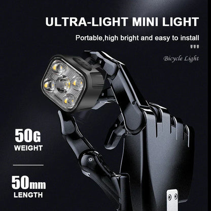 Bright Rechargeable Bike Headlights for Day and Night Ride