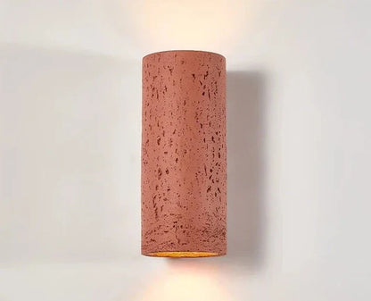 Rustic Concrete Effect Wall Lamp