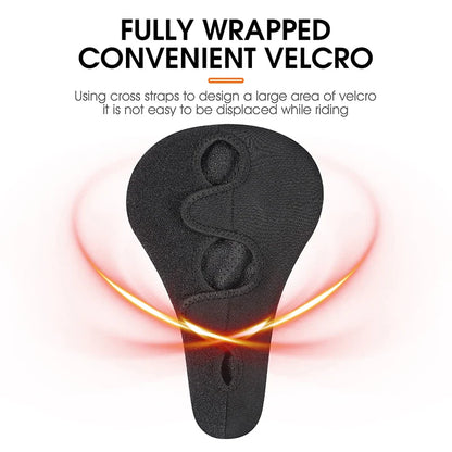 Wear-Resistant Bicycle Saddle Cover with Shock Absorption and Waterproof Design – Soft Bike Seat Cushion for Comfort-5