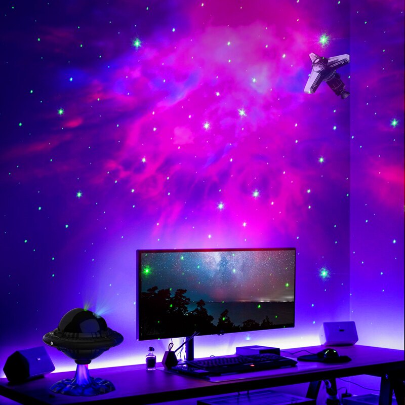 Cosmic Space Orb Projection Table Lamp