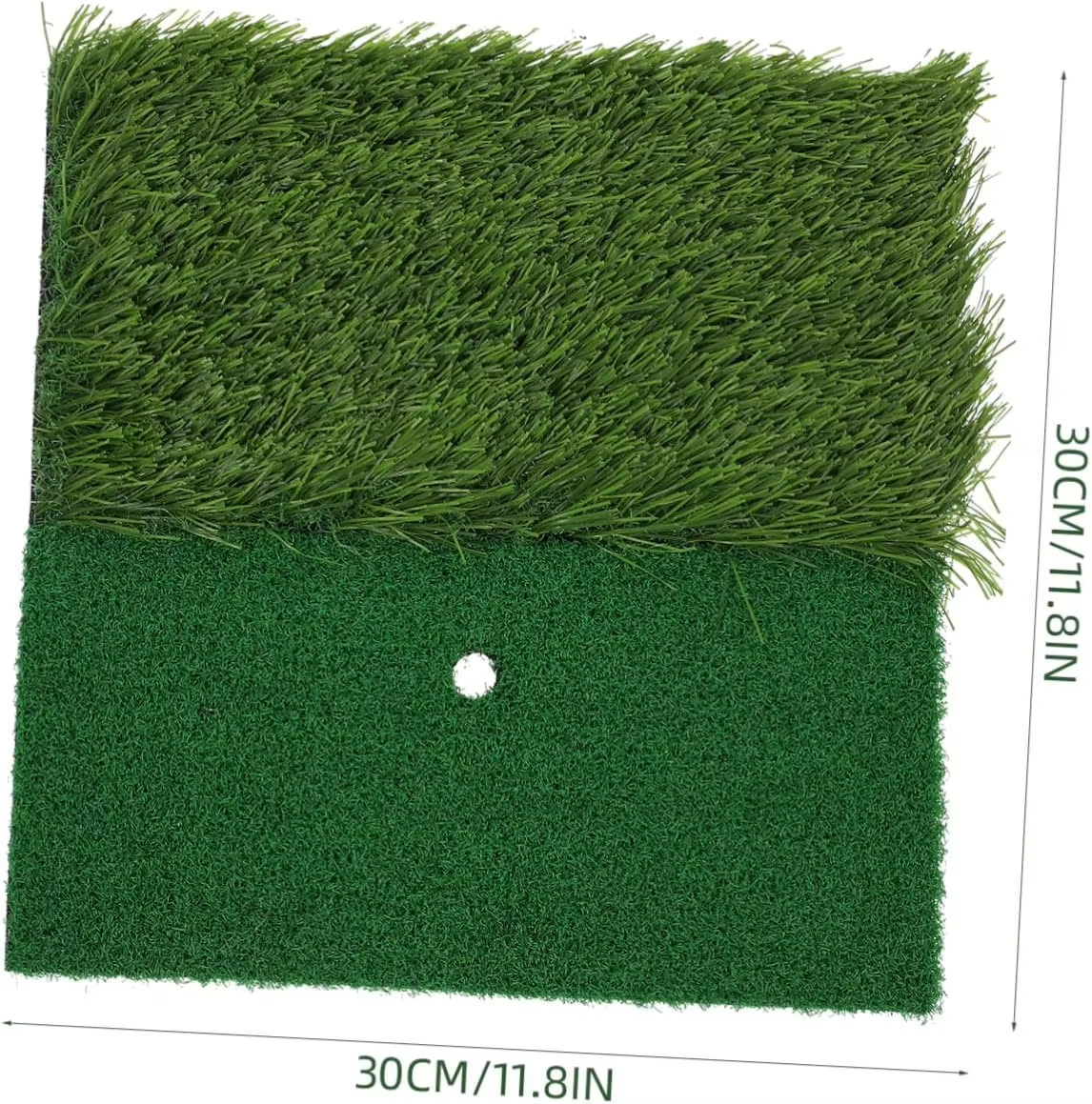Compact Golf Practice Mat with Tee for Home Use