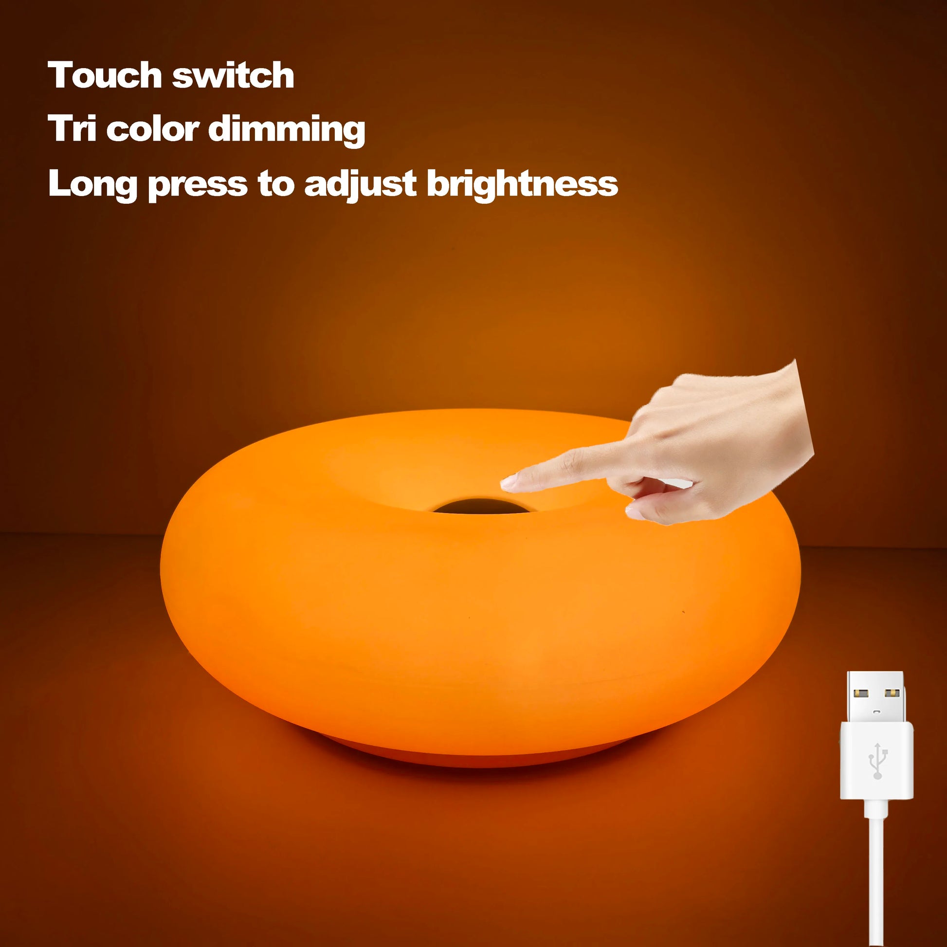 Colorful LED Desk Lamp with Dimmer and Touch Control - Fesara