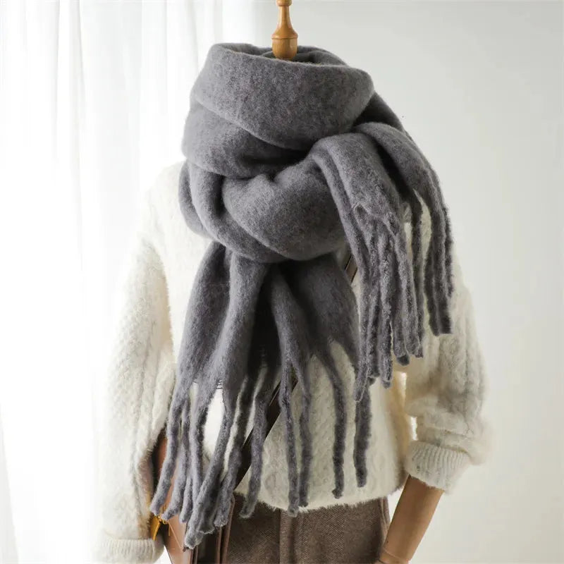 Cozy Solid Color Fesara Throw Blanket