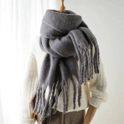 Cozy Solid Color Fesara Throw Blanket