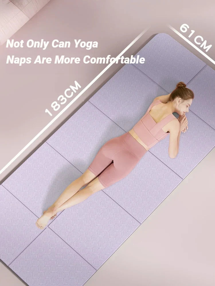 Fesara Yoga Mat - Portable & Grip Double Sided Mat