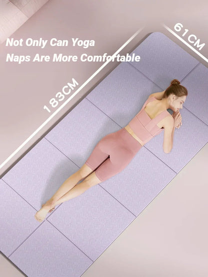 Fesara Yoga Mat - Portable & Grip Double Sided Mat
