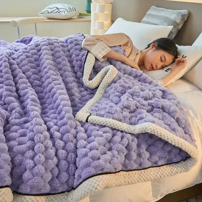Soft Turtle Velour Throw Blanket
