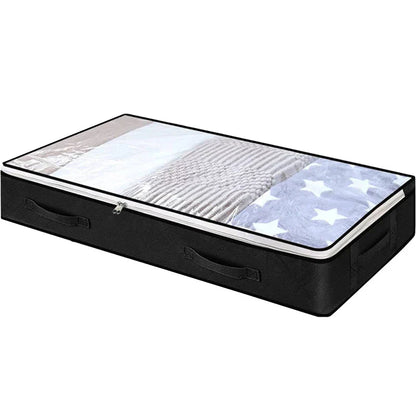 Spacious Under Bed Storage Bag with Clear Window