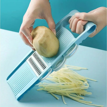 Easy 5-in-1 Manual Vegetable Chopper and Slicer