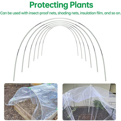Flexible Garden Arch Kit with Reusable Frames and Connectors