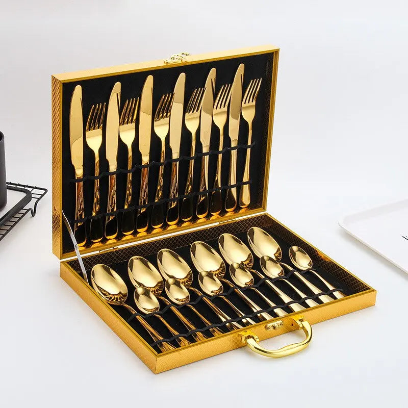 Luxury Gold Plated Kitchen Utensils Set