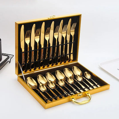 Luxury Gold Plated Kitchen Utensils Set