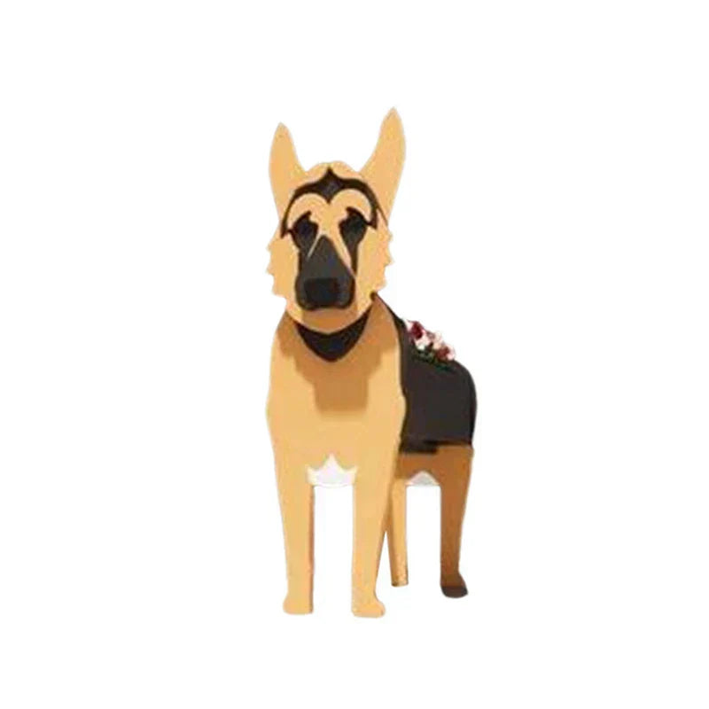 Cute Dog Planter Pot - Fun Pet Flower Container