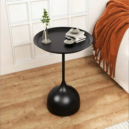 Modern Metal Circular End Table