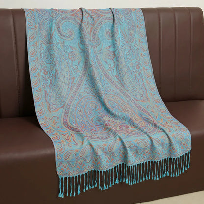 Soft Women's Cashmere Scarf Luxury Warm Print