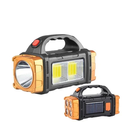 Portable Solar Charger with LED Light