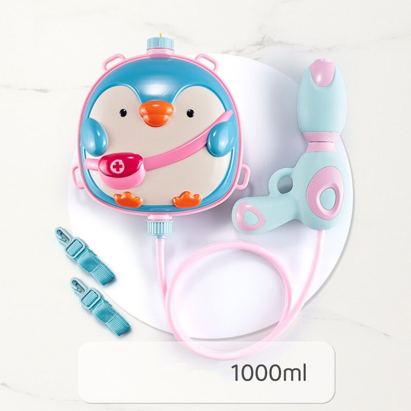 Colorful Kids Water Backpack with Squirt Gun