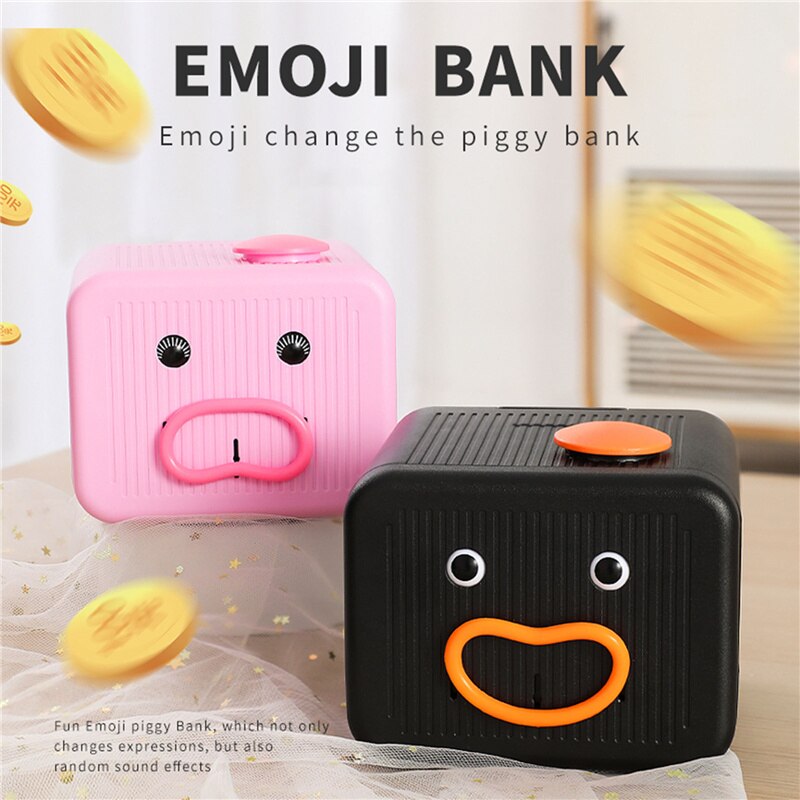 Cute Smiling Coin Saving Piggy Bank