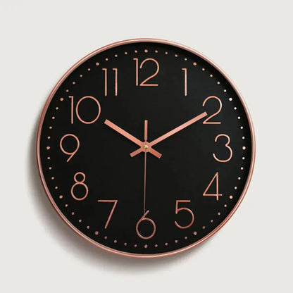 Quiet Small Simple Wall Clock – Contemporary Basic Style
