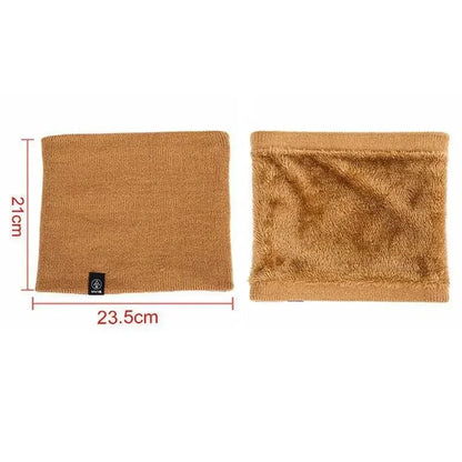 Warm Fleece Lined Winter Scarf for Men and Women