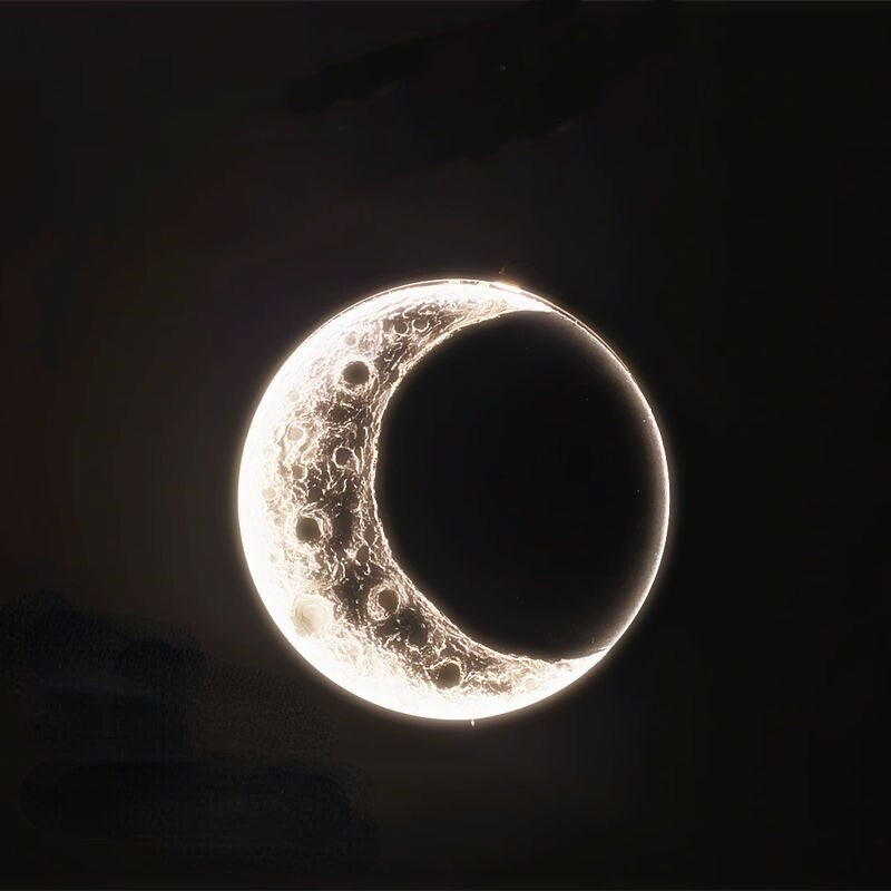 Glowing Orb Floating Moon Table Lamp