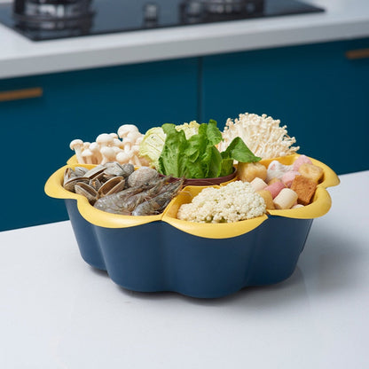 Easy Spin Vegetable Rinse Basket