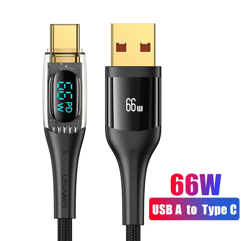 Quick Charge LED Fast Phone Charging Cord