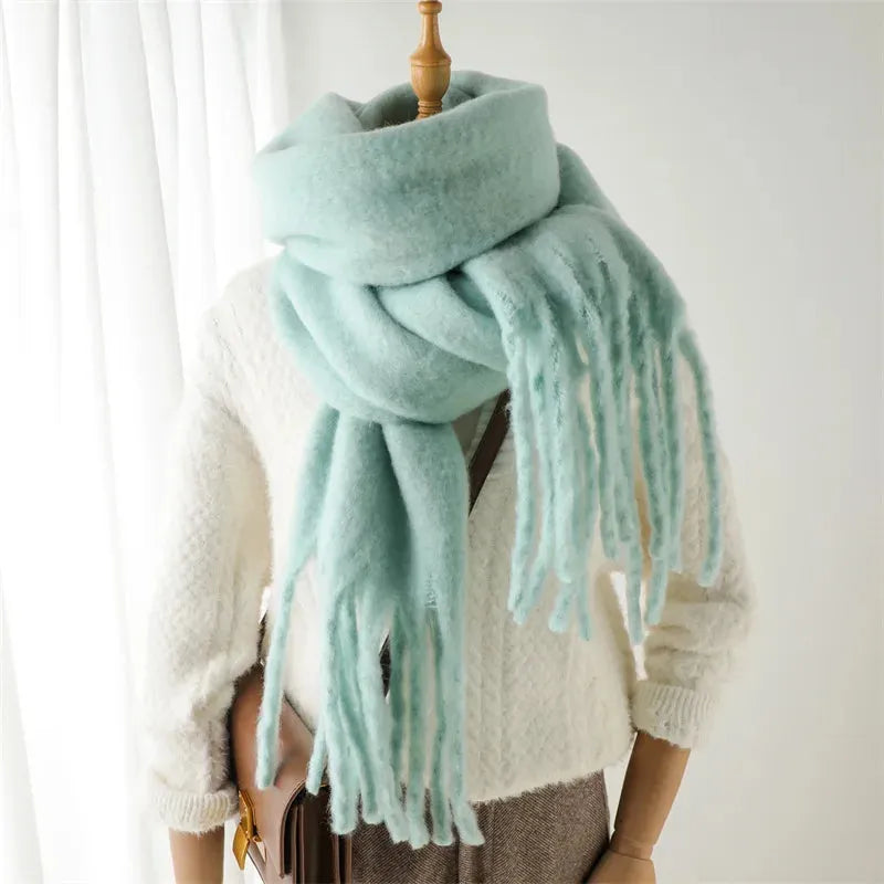 Cozy Solid Color Fesara Throw Blanket