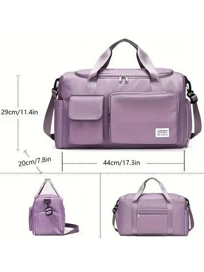 Waterproof Women's Weekend Travel Duffel Bag 35L