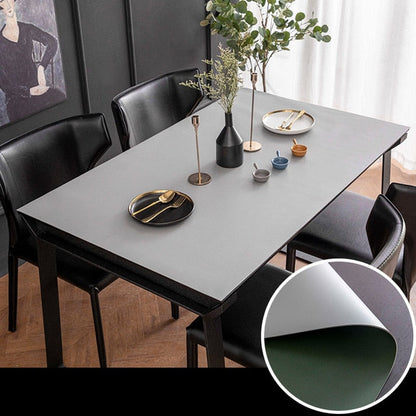 Simple Leather Waterproof Table Pad