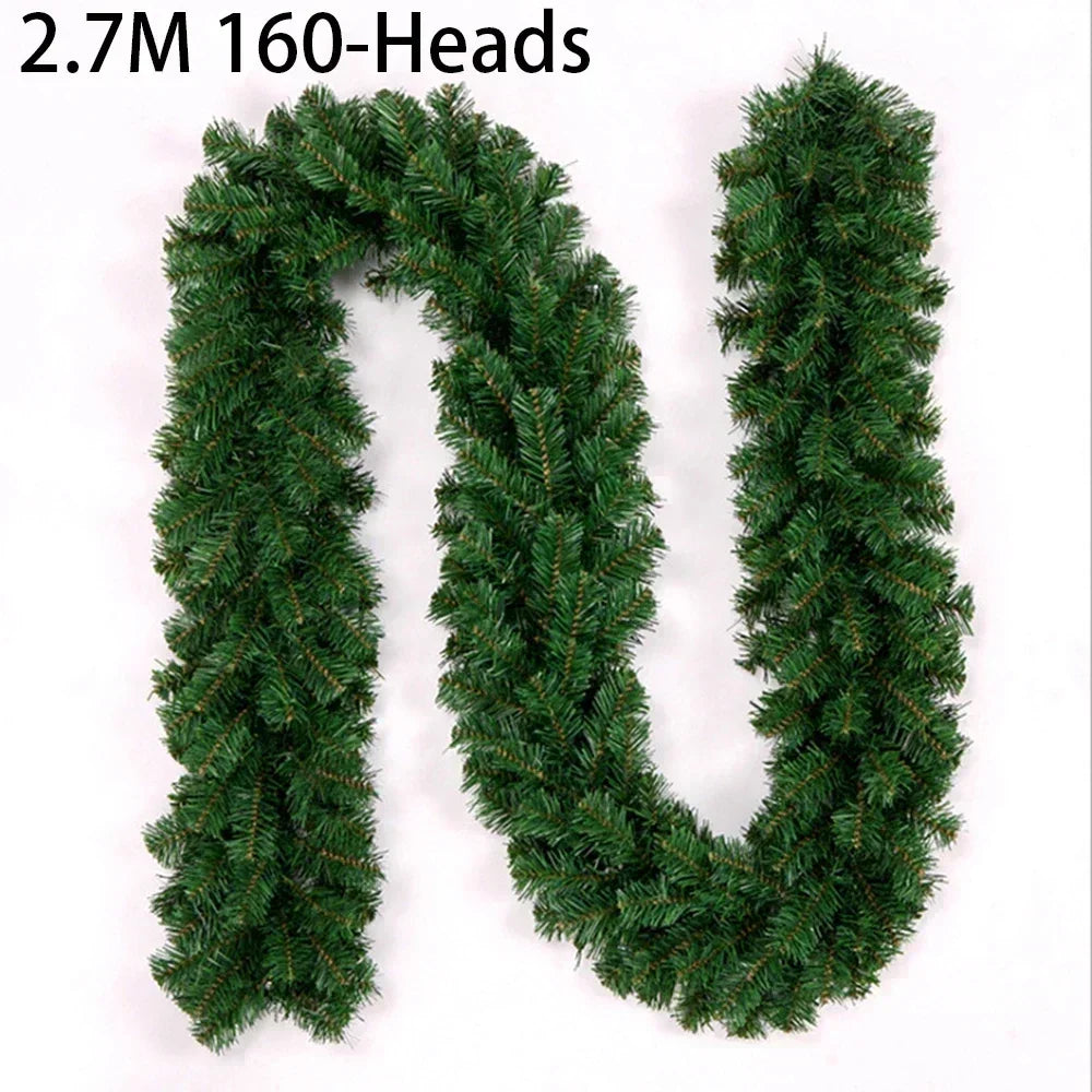 Premium Artificial Christmas Fir Garland 2.7m Long - Fesara