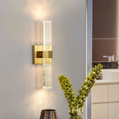Sparkling Crystal Glass Wall Lamp