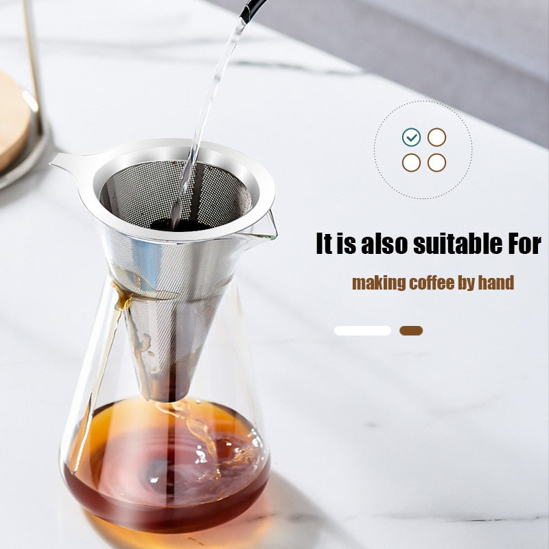 Classic Artistic Glass Coffee Maker