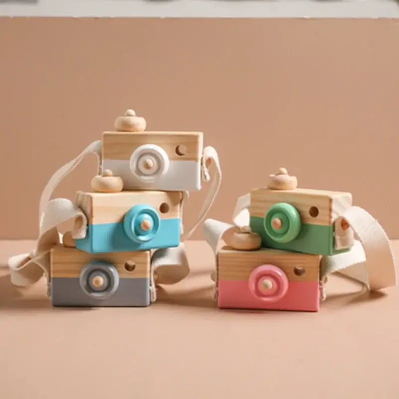 Fun Wooden Kids Camera Toy