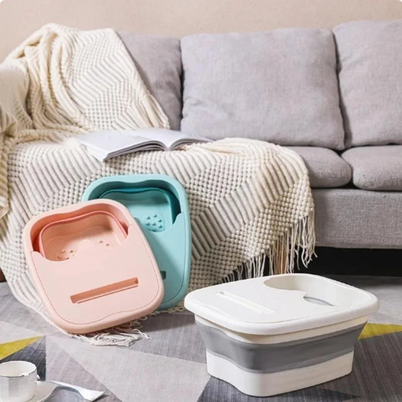 Compact Folding Foot Spa with Massage