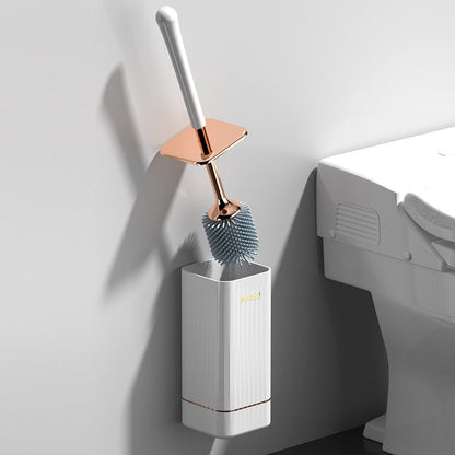 Compact Bathroom Toilet Brush with Holder