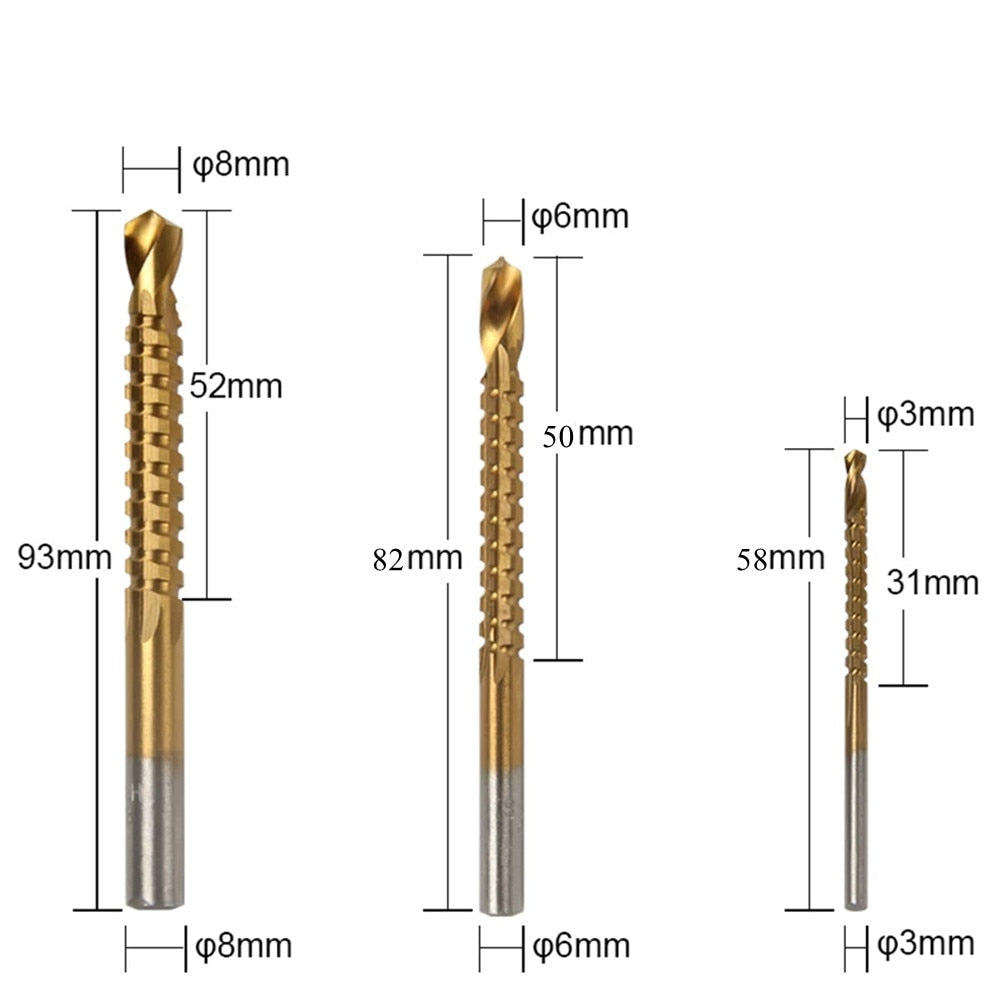 Precise 6-Piece Metal Drill Bit Set