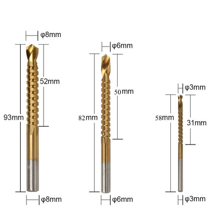 Precise 6-Piece Metal Drill Bit Set