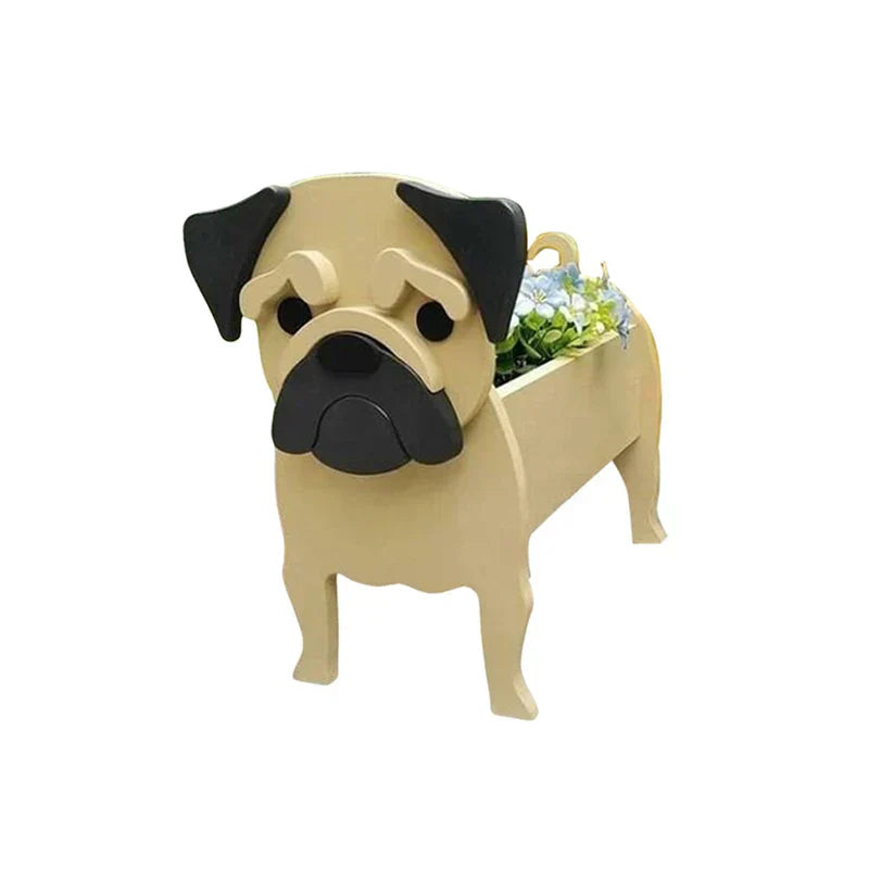 Cute Dog Planter Pot - Fun Pet Flower Container