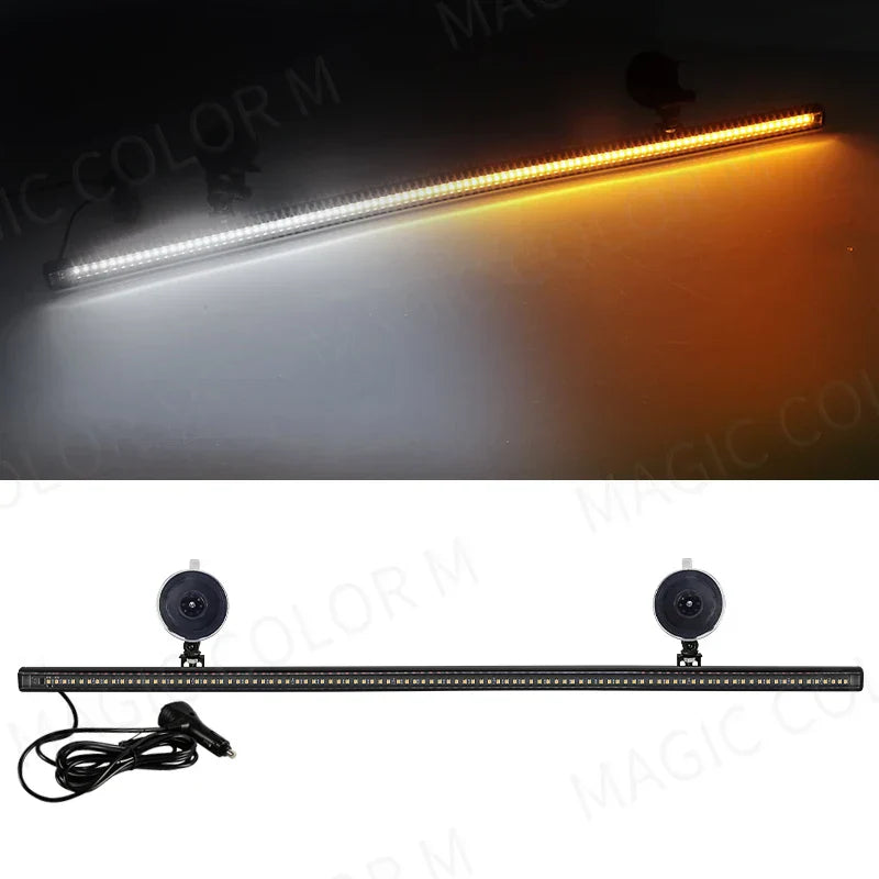 Bright 96 LED Warning Light Bar for Car Emergency