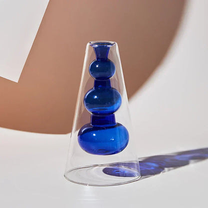 Beautiful Handmade Coloured Glass Vase