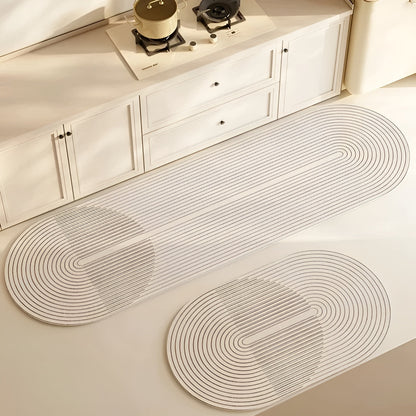 Luxury Diatomite Bathroom Mat - Absorbent Anti-Slip Mat