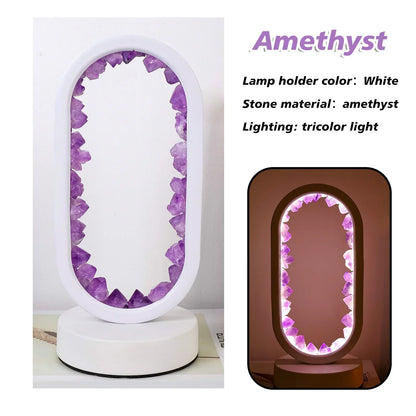 Soothing Purple Crystal Relaxation Lamp