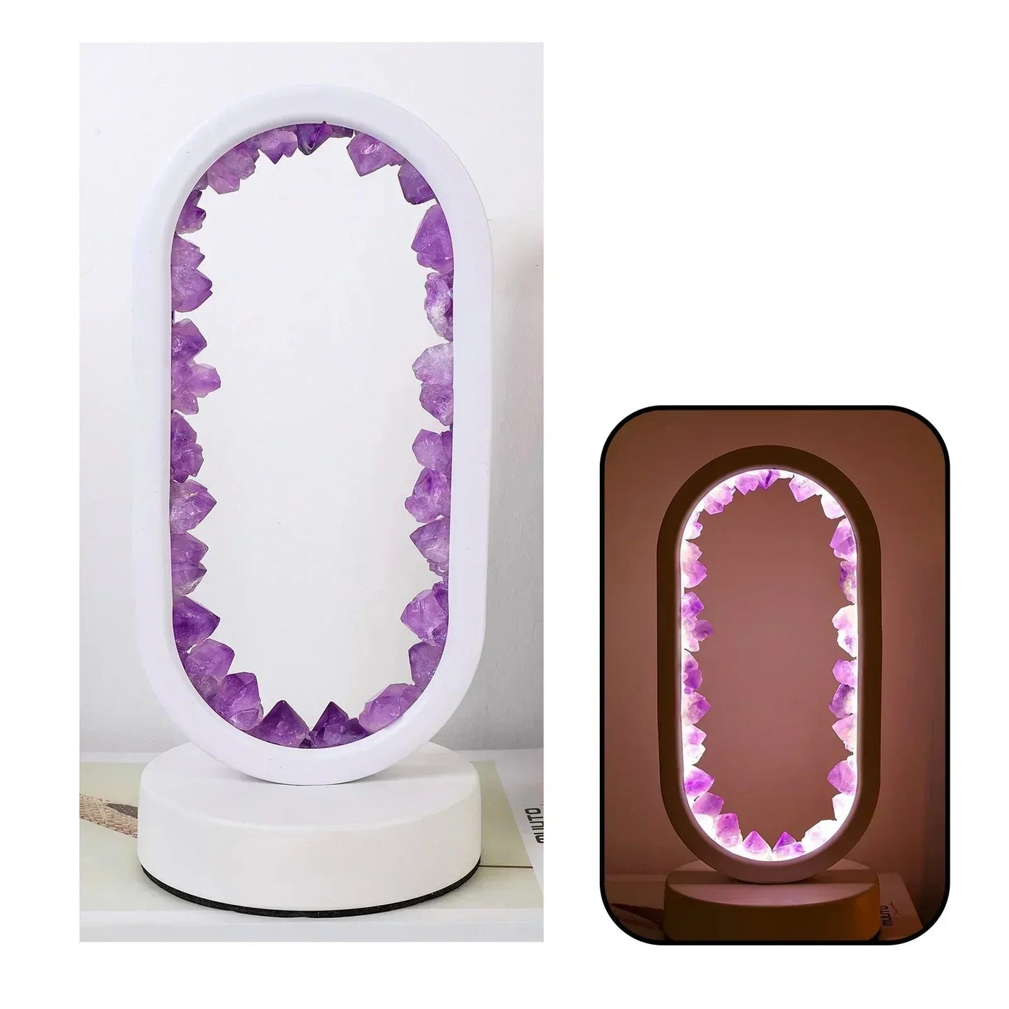 Beautiful Gemstone Table Lamp Fesara