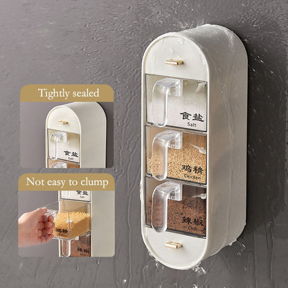 Space Saving Wall Mounted Spice Rack Organizer