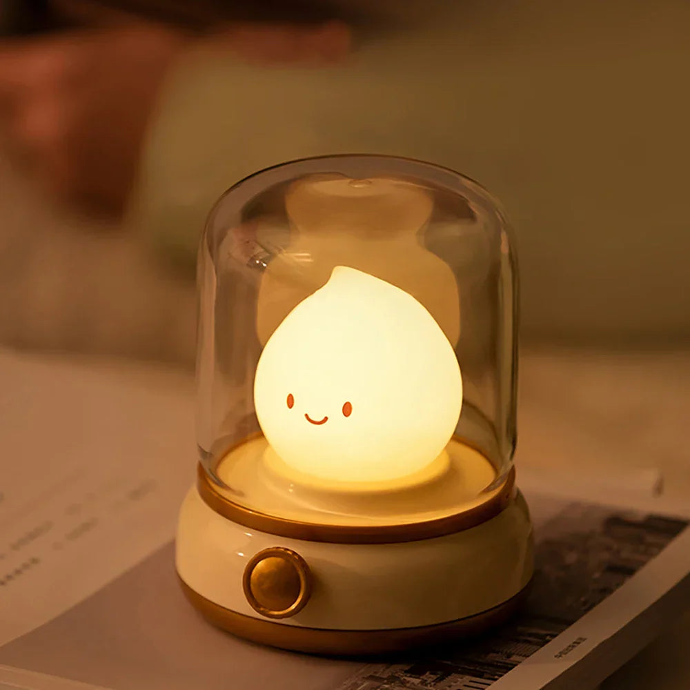 Vintage Style LED Table Lamp Warm White Nightlight - Fesara