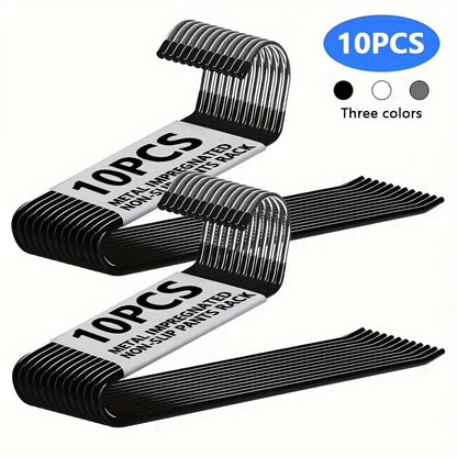Strong Metal Closet Pants Hangers Space Saver
