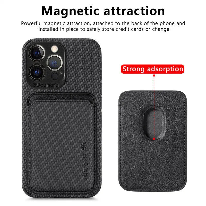 Thin iPhone MagSafe Card Wallet Case